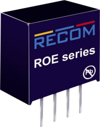 RECOM ROE-0505S Przetwornica DC/DC, do PCB 5 V/DC 5 V/DC 200 mA 1 W Ilość wyjść: 1 x Content 1 szt.