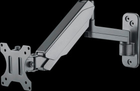 461610 Wall bracket for 1 monitor, 17" - 32", gas pressure spring, ball