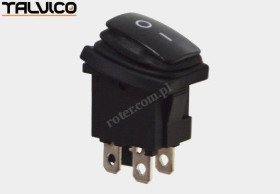 Przeł. koł. mały AC hermetyczny czarny