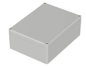 ABS enclosure, (L x W x H) 200 x 150 x 77 mm, light gray (RAL 7035), IP65, 63223000