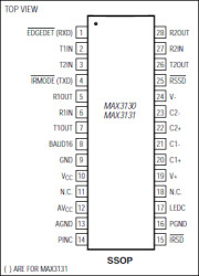3V to 5.5V, IrDA Infrared Transceiver with Integrated RS-232 Interface