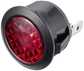 Standardowa lampa sygnałowa z żarówką TRU COMPONENTS TC-11193648 20.2 mm 12 - 12 V/DC czerwony 1 szt.