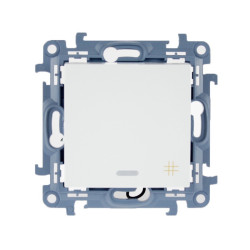 Łącznik krzyżowy podświetlany biały CW7L.01/11 Kontakt Simon10