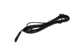 Przewód Z Wtyczką Prostą 2X0.75 5Mb Czarny Radiowy