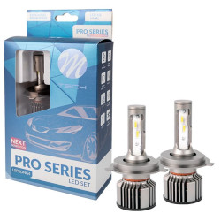 Żarówka H4 LED zestaw PRO 6500K M-Tech 40W Kpl. 2szt, Canbus
