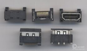 GNIAZDO HDMI TYP 1 PIONOWE 5003-55219 EAG59023302 (5 SZTUK) (ZLHDMI GN-T1)