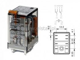 Przekaźnik Finder 55.32.9.012. ( 12VDC, 10A, 2P )