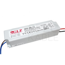 Zasilacz hermetyczny IP67 do oświetlenia LED 12V 5A 60W wodoodporny GLP