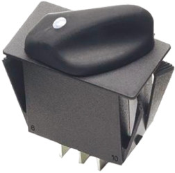 Przełącznik obrotowy, DPDT, 20 A przy 28 V DC, 110 V ac, 28V dc, 3-położeniowy, IP68S, Otto