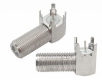 GF-D-K15 Gniazdo F do druku kątowe - długość gwintu 15mm