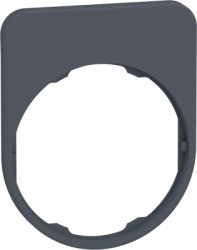 Label holder, 40 x 50 mm, without sign, for Harmony XB4F/XB5F, ZBYFP2101C0