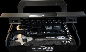 8145 3115 Compact toolset smartyBOX S2, 25 pcs.