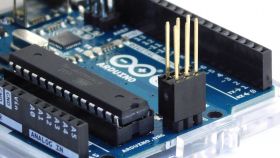 Złącze z przelotką, 2x3 piny