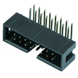 16-Way IDC Right Angle Pin Boxed Header 2.54mm