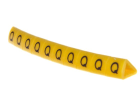 Oznacznik przewodów OZ-1/Q żółty E04ZP-01020203900 /100szt./