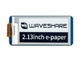 Waveshare 2.13inch E-Paper E-Ink Display Module for Raspberry Pi Pico, 250×122, Black / White, SPI