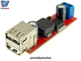 Przetwornica napięcia - ładowarka 2 x USB 5V