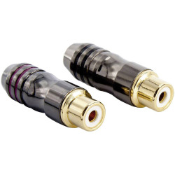 Sinuslive 14204 Car Hi-Fi Cinch Cable RCA Connector Plugs nan