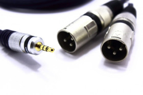 KABEL 2X XLR WTYK JACK 3.5 AUX 10m MK32 MONO VITALCO