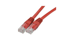 Patchcord Utp Kat.6 Kabel Sieciowy Lan 2X Rj45 Linka Czerwony 1,5M