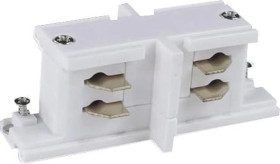 Łącznik prosty 3 fazowy kolor biały metal/tworzywo sztuczne 8020 Zuma Line