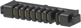 Socket header, 8 pole, pitch 2.5 mm, angled, black, 1746798-1