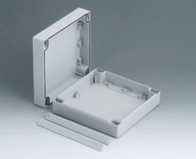 PC enclosure, (L x W x H) 120 x 145 x 60 mm, light gray (RAL 7035), IP66, C2016162