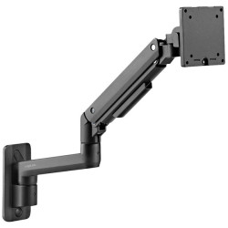 LogiLink BP0169 Monitor wall mount Black Rotatable Height-adjustable Tiltable