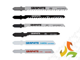 Brzeszczoty do wyrzynarki zestaw 6 sztuk uchwyt typu T 57H754 GRAPHITE