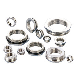 Łącznik do kanałów kablowych PMA gwint M20 20mm Reduktor Mosiądz platerowany niklem Metaliczny