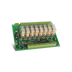 Whadda WSRC8056 relay card, 8-channel, RS232 control, custom apps, stand-alone