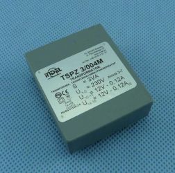 TSPZ-3/004 2x12V/2x0,12A TRAFO PŁ.DRUK