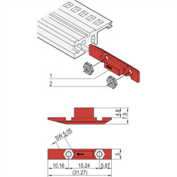 Sanie nVent SCHROFF 24560166 24560166, 1 szt.