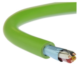 Kabel transmisyjny BUS do magistrali instalacyjnej EIB KNX 2x2x0,8 zielony Technokabel /50m/