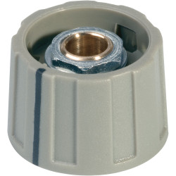 OKW A 26 23 068 Round Combination Knob &#xD8;23mm - Dust Grey With Indicator Line