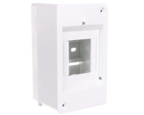 Rozdzielnica modułowa 1x3 natynkowa IP20 MINI S-3 z zaciskiem N 2303-10