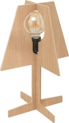 Lampa stołowa OAK kolor drewniany drewno, E27 IP20 4113603 Zuma Line