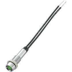 Sedeco 726640 Green Indicator Light with leads 230V