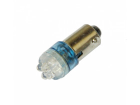 Żarówka LED T4W BA9S BA9S-4B 12V niebieska