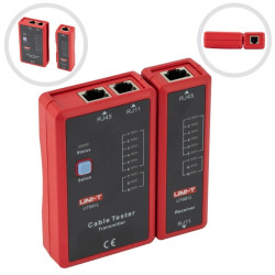 Tester kabli sieciowych RJ45 RJ11 z diodami LED UT681L Uni-T
