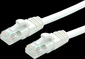 21991474 Patch cable Cat. 6a, UTP, white, 0.3 m
