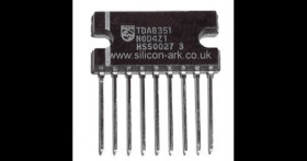 TDA8351 DC-coupled vertical deflection circuit