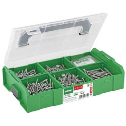 SPAX 5000009160219 Electrician Assembly Case L-BOXX Small 475pc