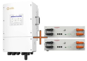 Magazyn energii 10kWh LV bateria Atrix Sunwoda falownik hybrydowy Solis 10 kW 3F
