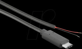 Raspberry Pi - USB-C power cable, max. 2 A, 1m