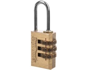 Kłódka szyfrowa do bagażu 21 mm kod 3-cyfrowy 90U212