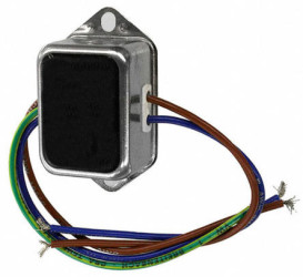 Filtr EMI 1A 1-fazowy 1MΩ 250 V AC/DC 0 → 400Hz 12 mH Schaffner Montaż w obudowie