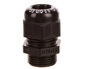 Dławnica kablowa poliamidowa Ex M20 IP68 czarna VTEC EX M20 SW 2050323