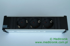 CONI 3M listwa zasilająca 3-modułowa, 3x230V(schuko), Bachmann 333.1007