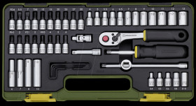 23280 Precision engineer's set 1/4", 50-piece.